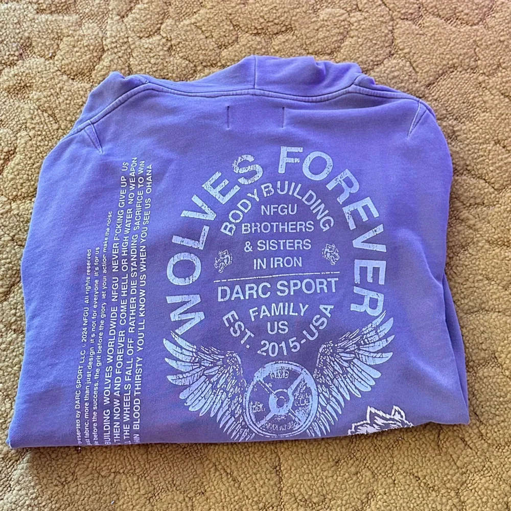 Darc Sport Mauve Graphic Hoodie - Picture 3 of 8